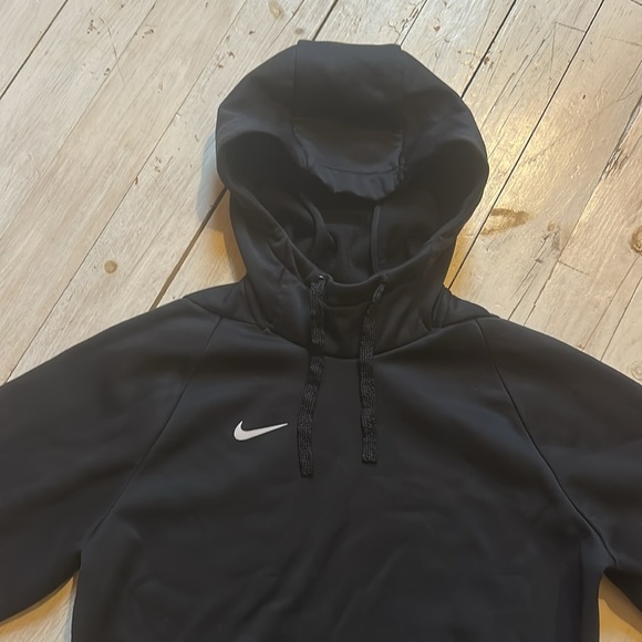 Nike Dri-Fit Fleece Black Pullover Hoodie Men’s Small - Picture 2 of 7
